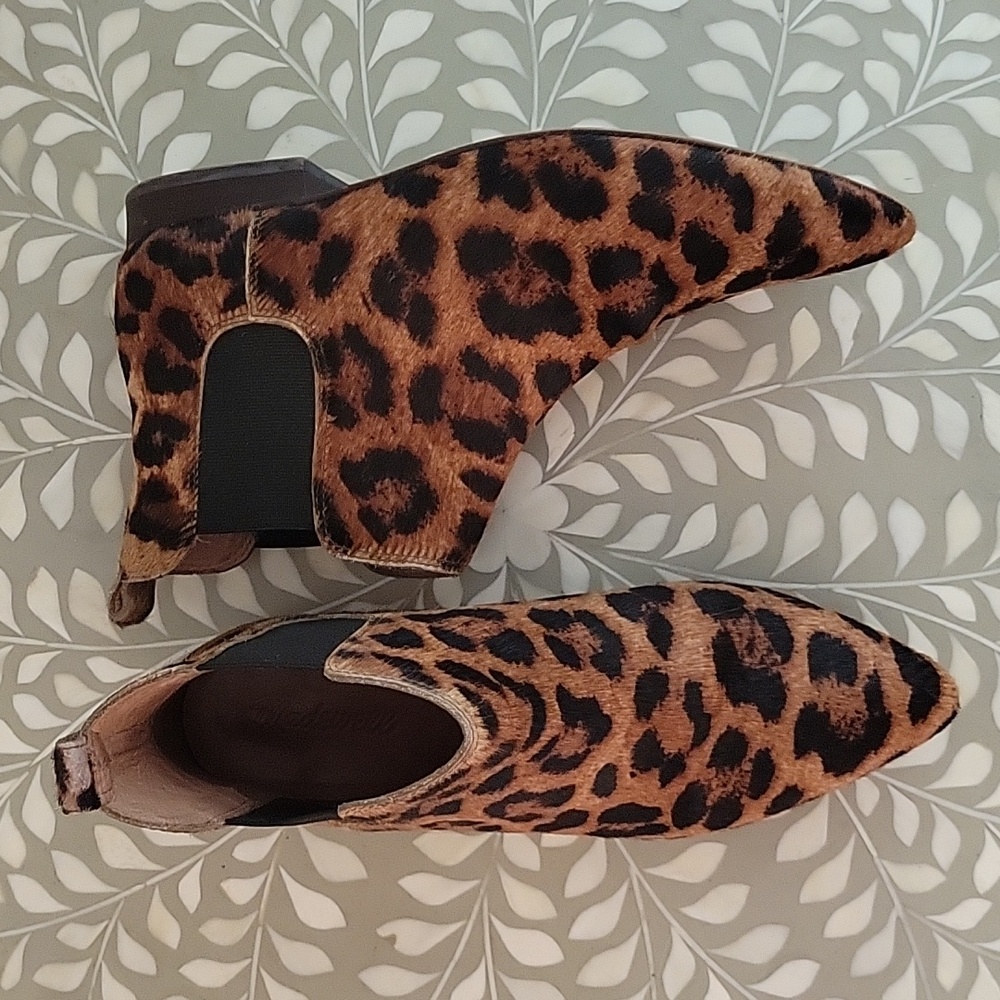 Madewell leopard booties